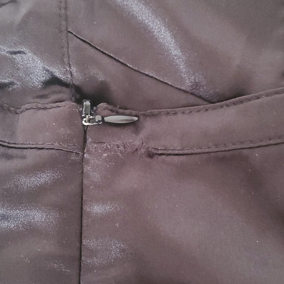 Cute Satin Ruffled Mini Dress - Picture 4 of 4